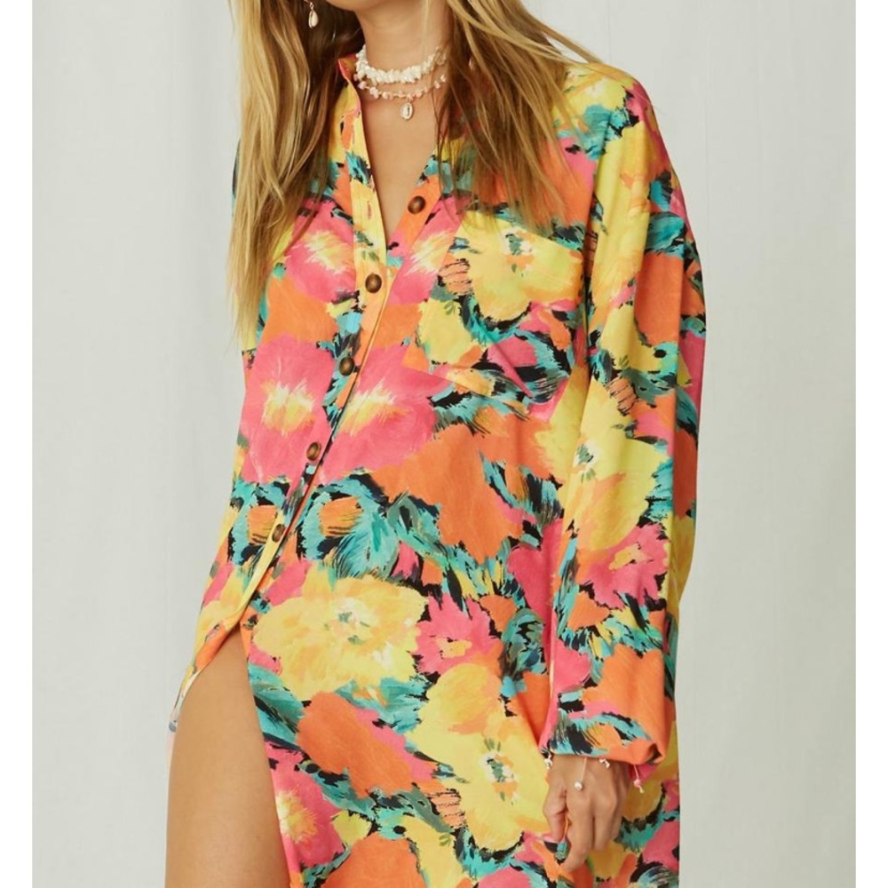 NWOT FP x Jen’s Pirate Booty Arabica Shirt Dress